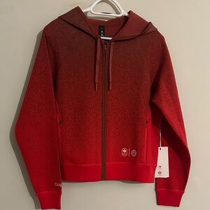 NWT Lululemon Team Canada Men’s Knit zip up hoodie